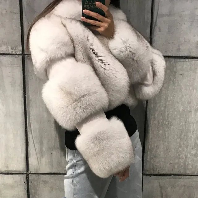 100% Genuine Fur Coat Nubia 