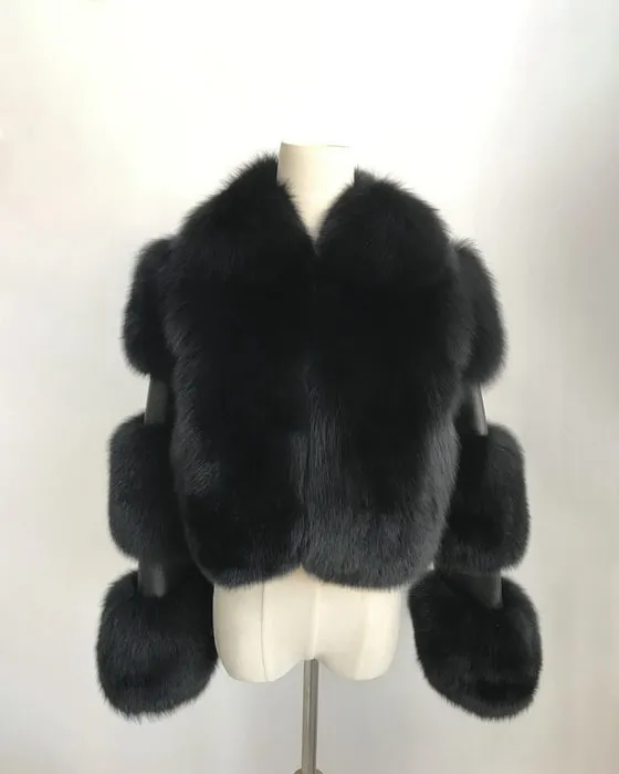 100% Genuine Fur Coat Nubia 