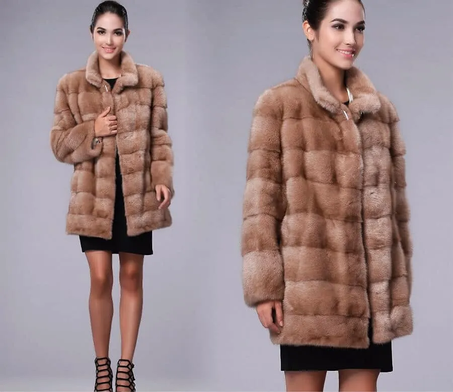 100% Real Fur Coat "Regina "