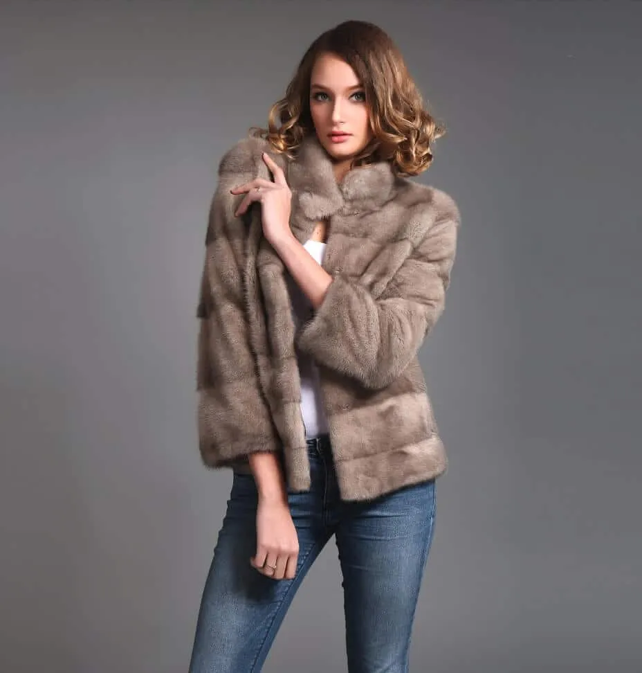 100% Real Fur Coat "Regina "