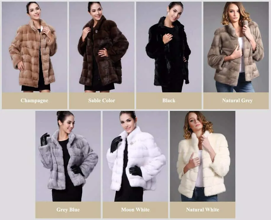 100% Real Fur Coat "Regina "