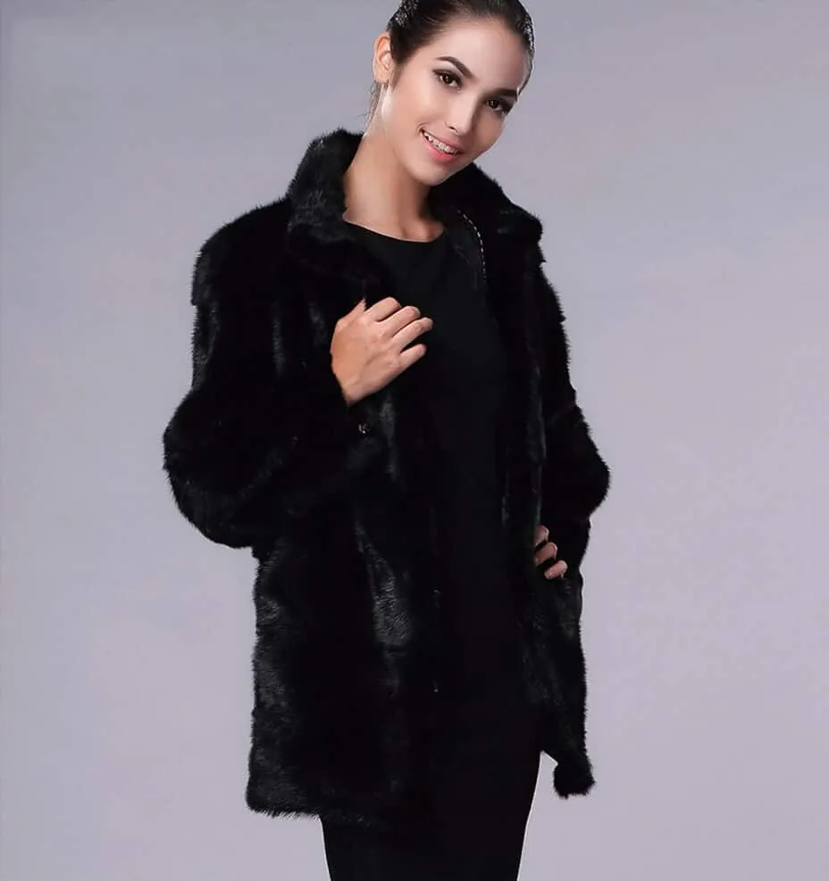 100% Real Fur Coat "Regina "