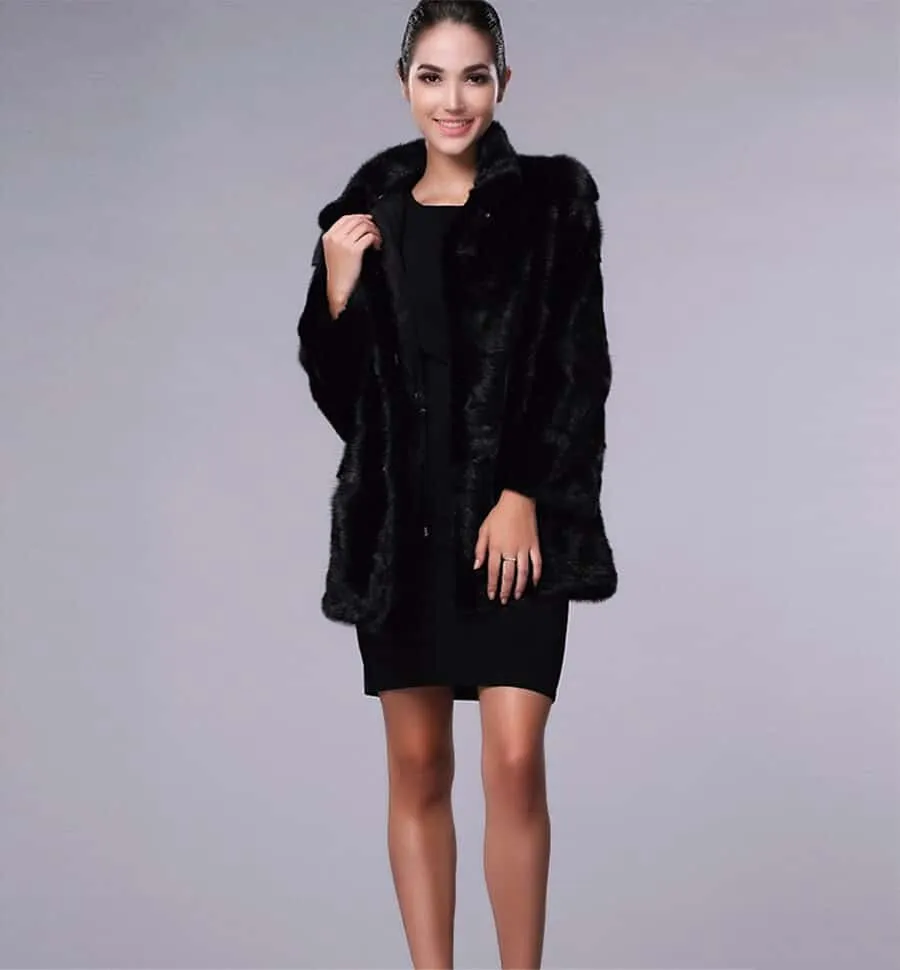 100% Real Fur Coat "Regina "