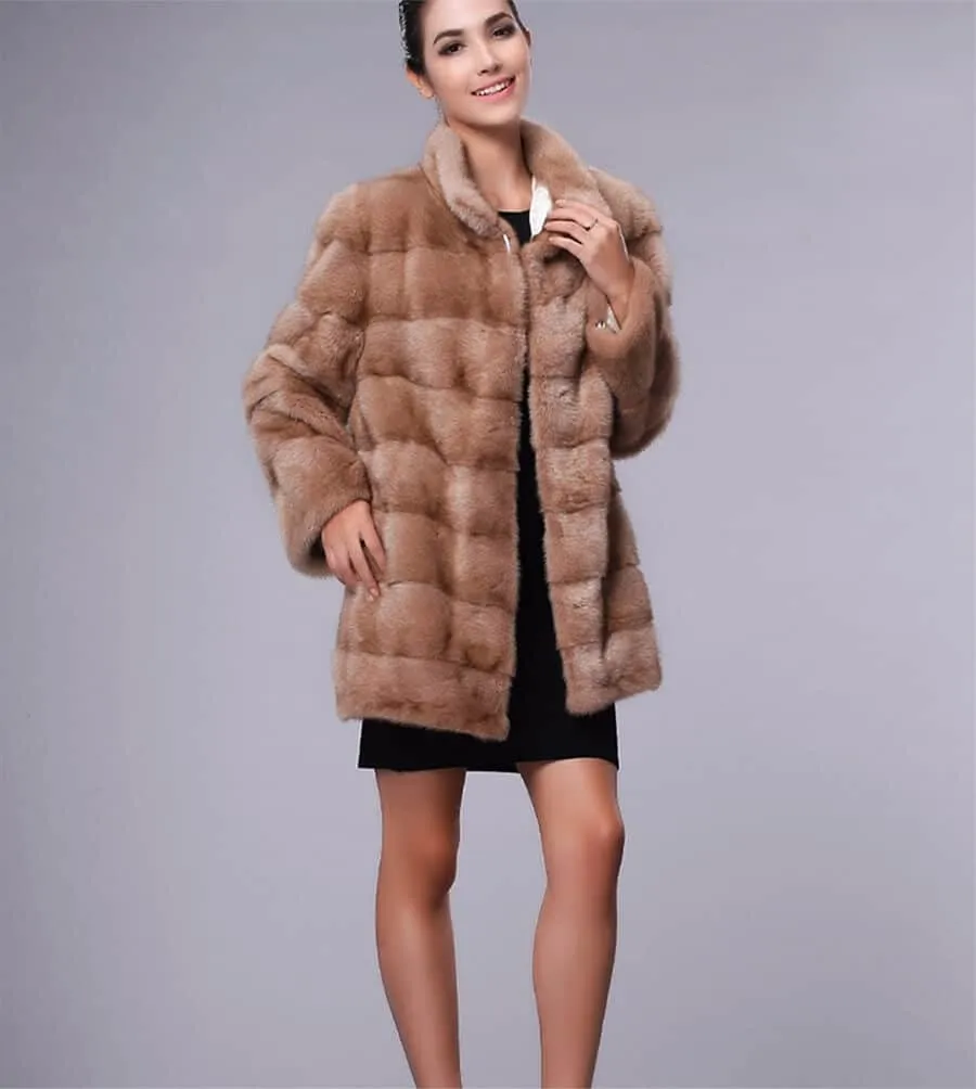 100% Real Fur Coat "Regina "