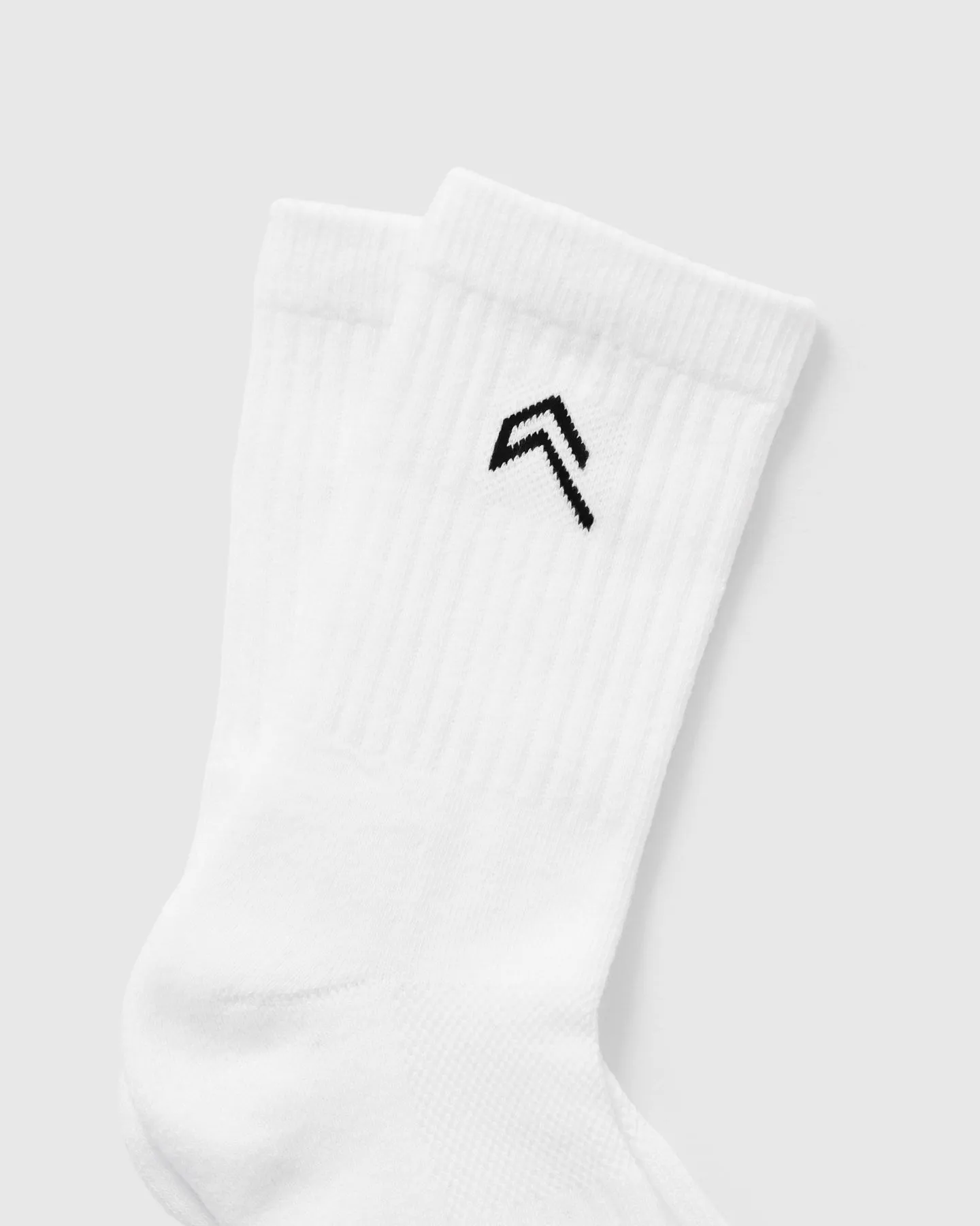 White and Black Crew Socks 3 Pack