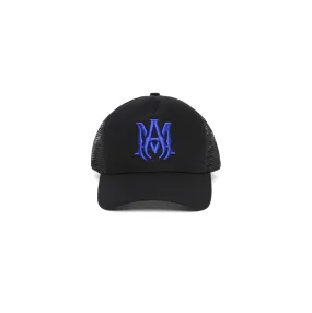 AMIRI MA Trucker Hat Black Blue