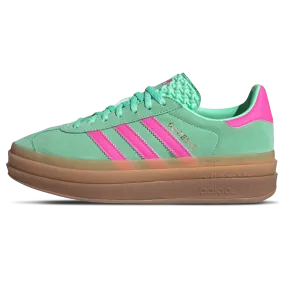 Adidas Gazelle Bold Women's Sneakers in Pulse Mint & Screaming Pink