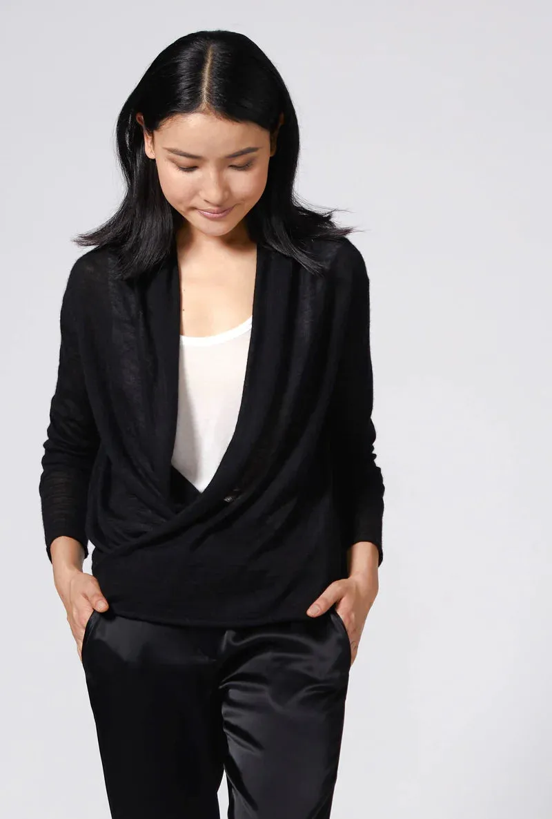 Bailey Cashmere Sweater in Black by Ruri