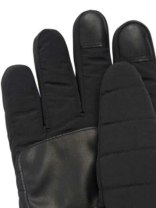 Barbour Banff Black Quilted Gloves