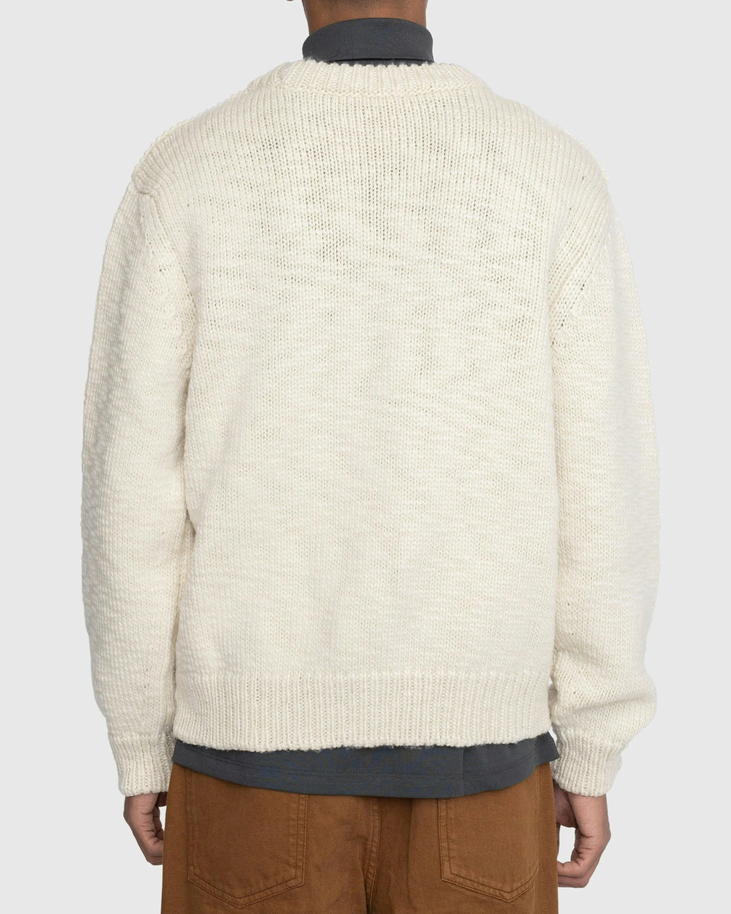 Beige Chunky Sweater by Lemaire at Highsnobiety Shop