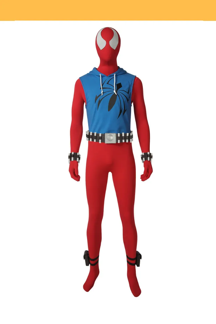 Ben Reilly Scarlet Spider Cosplay Costume