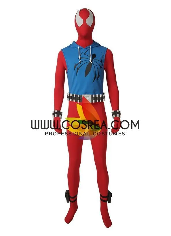 Ben Reilly Scarlet Spider Cosplay Costume