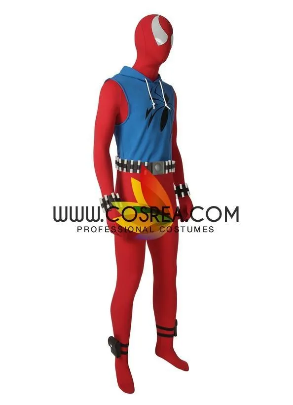 Ben Reilly Scarlet Spider Cosplay Costume