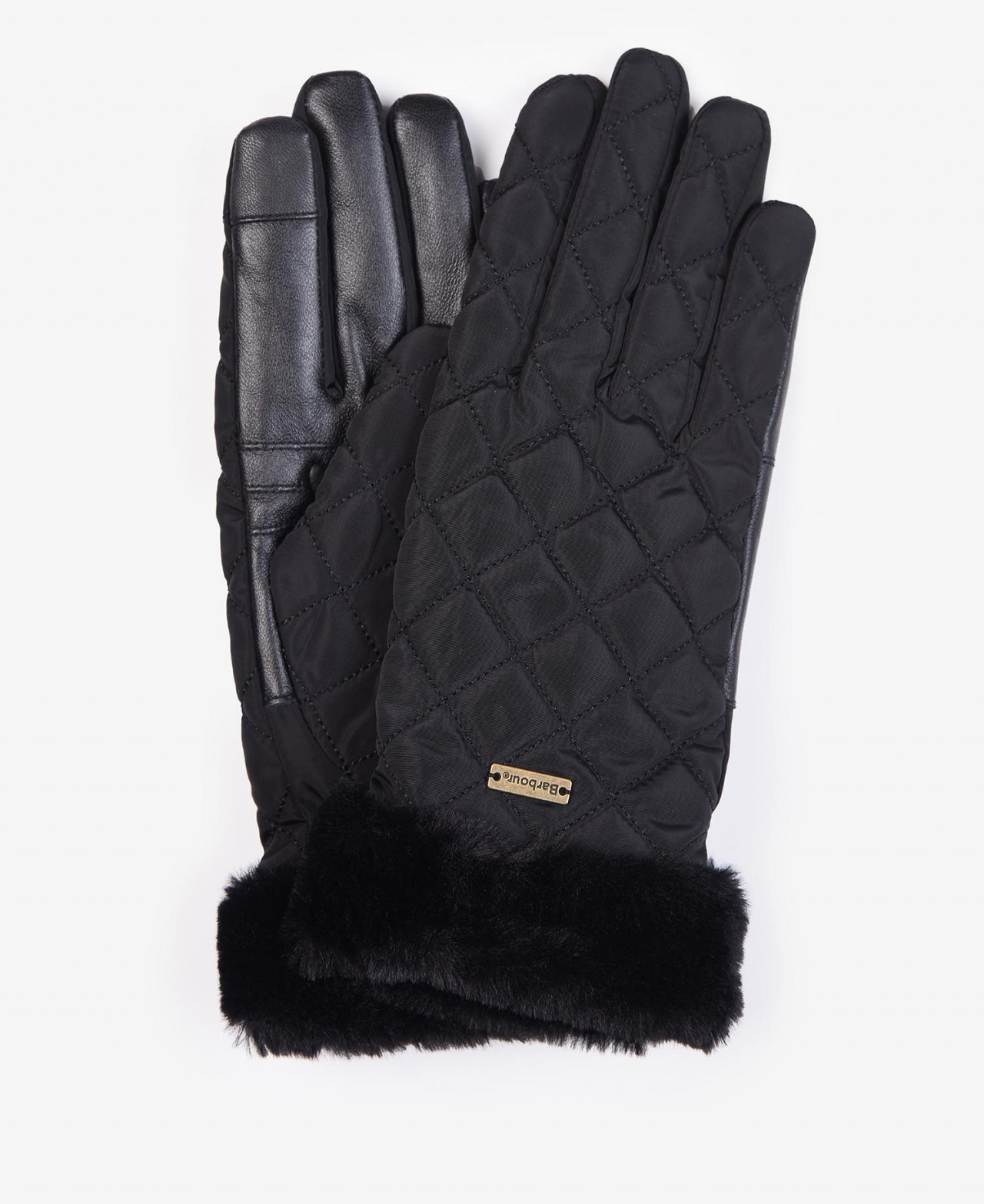 Black Barbour Norwood Quilted Gloves_E_Gen_Wolf_Hooded Faux Fur Coat | Men's