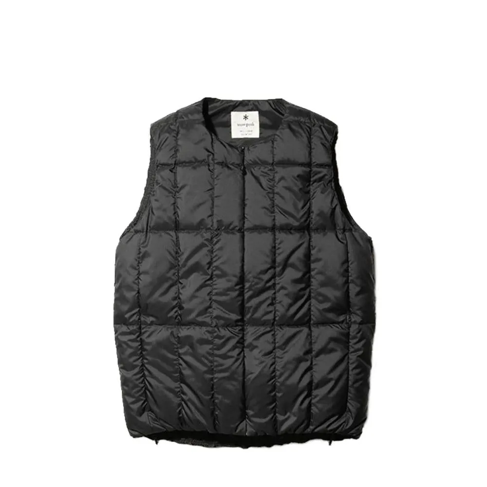 Black Down Vest by Snow Peak