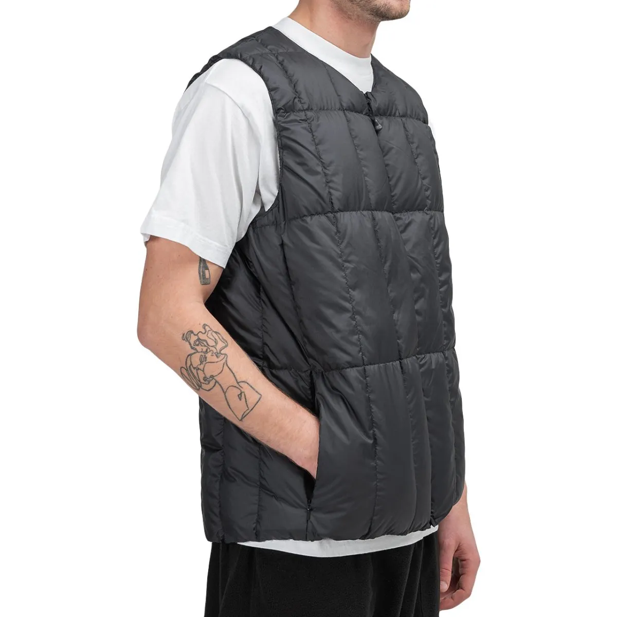 Black Down Vest by Snow Peak