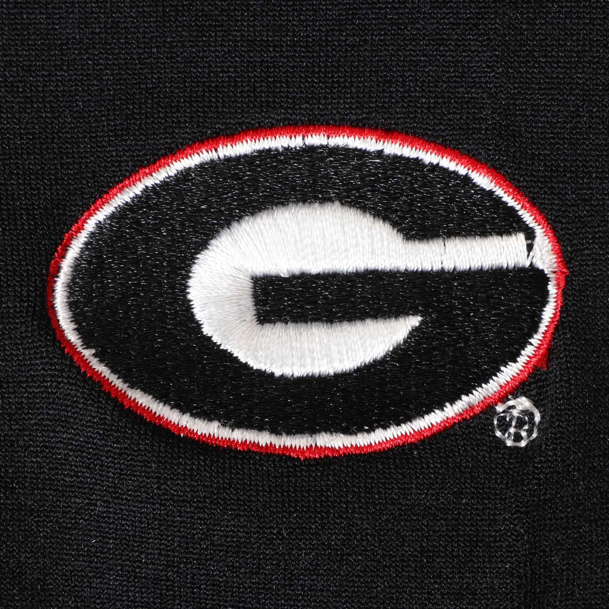 Black Georgia Bulldogs Fleece Leggings for Women