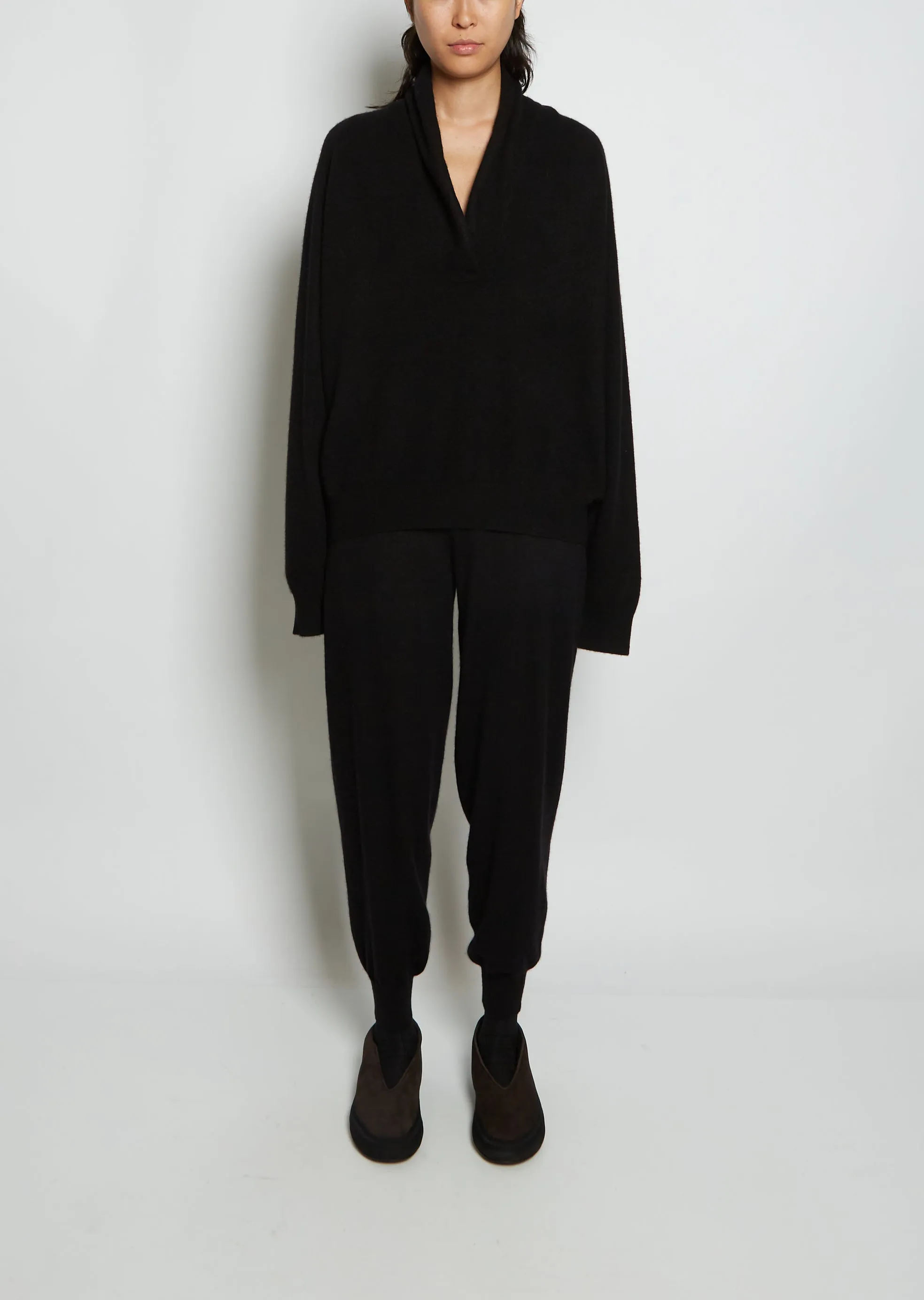 Black Hamza Cashmere Sweater