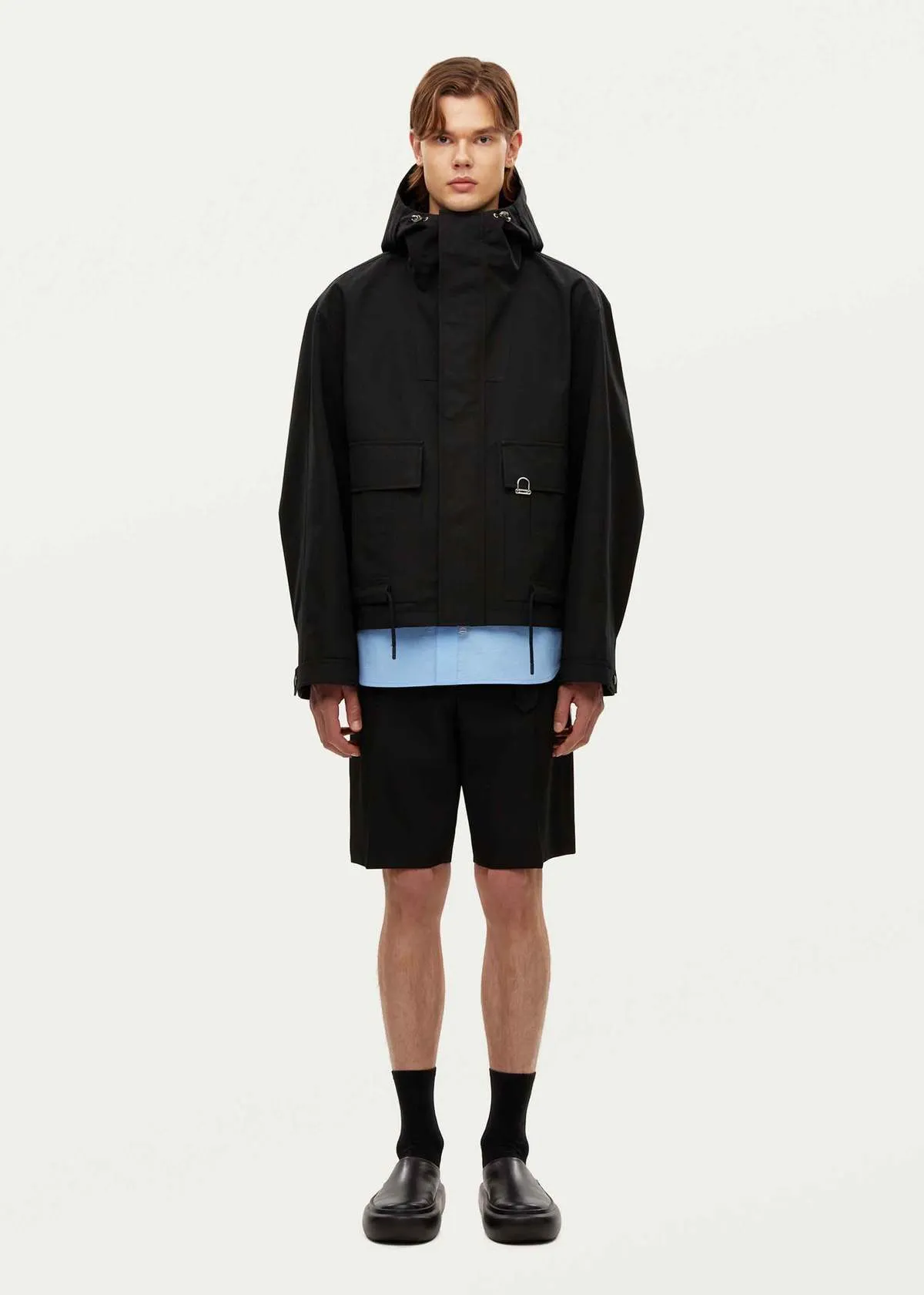 Black Hooded Parka