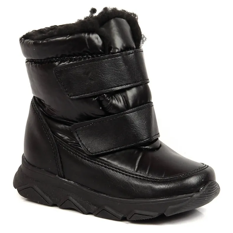 Black Waterproof Membrane Snow Boots