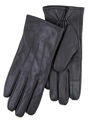 Black SmarTouch Suede Gloves for Women by Totes Isotoner at Grattan