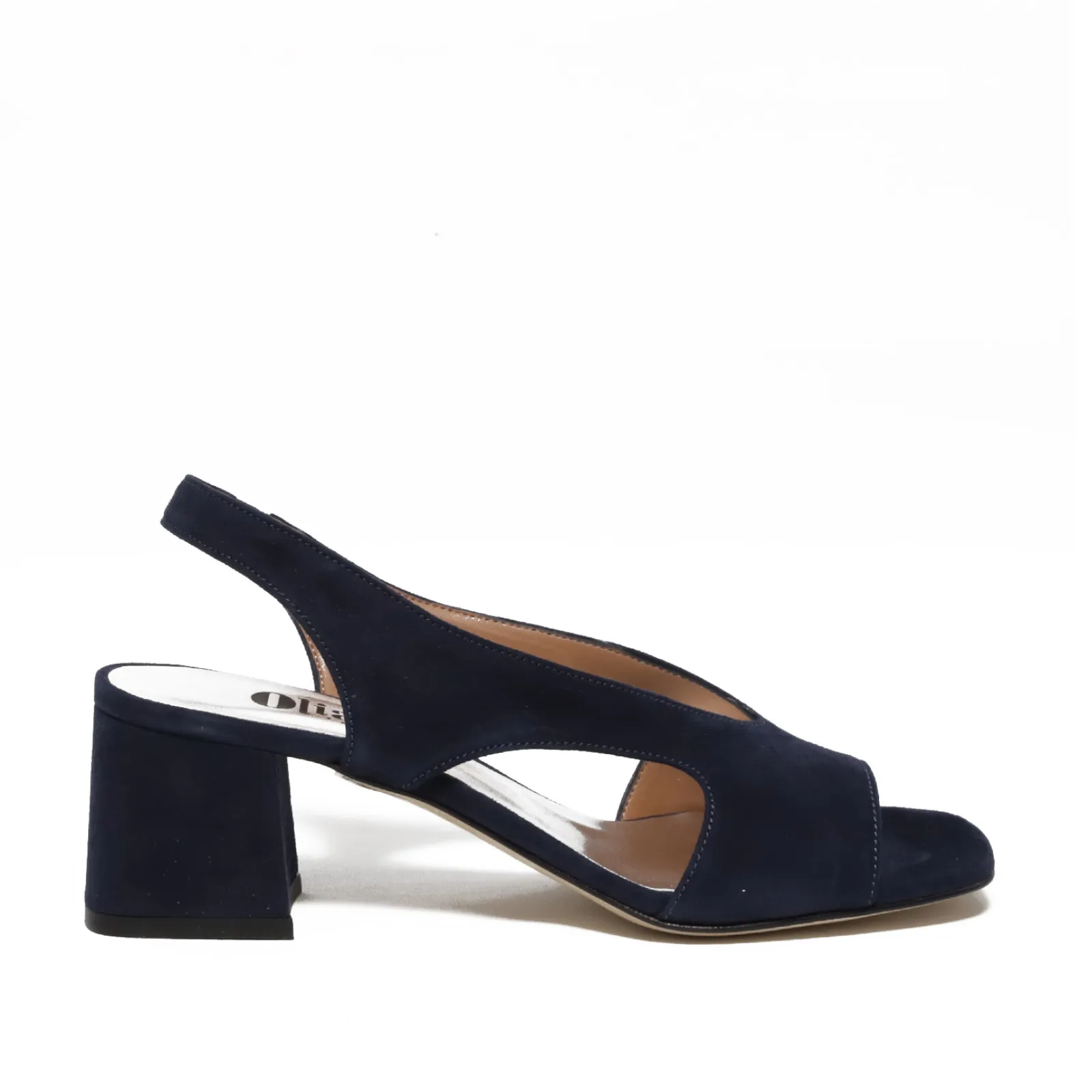 Soft Blue Suede Sandal