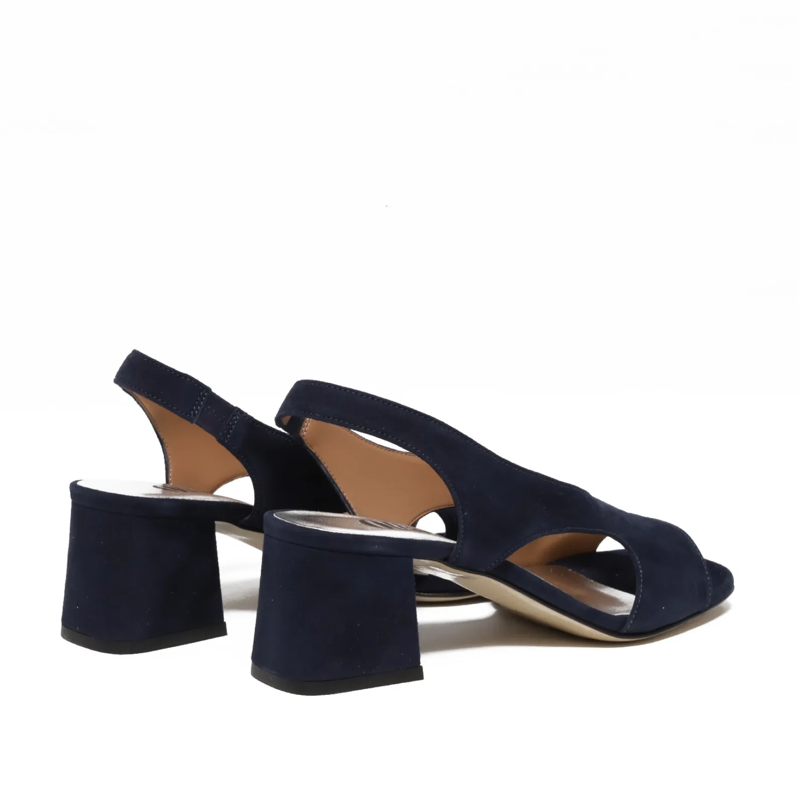 Soft Blue Suede Sandal