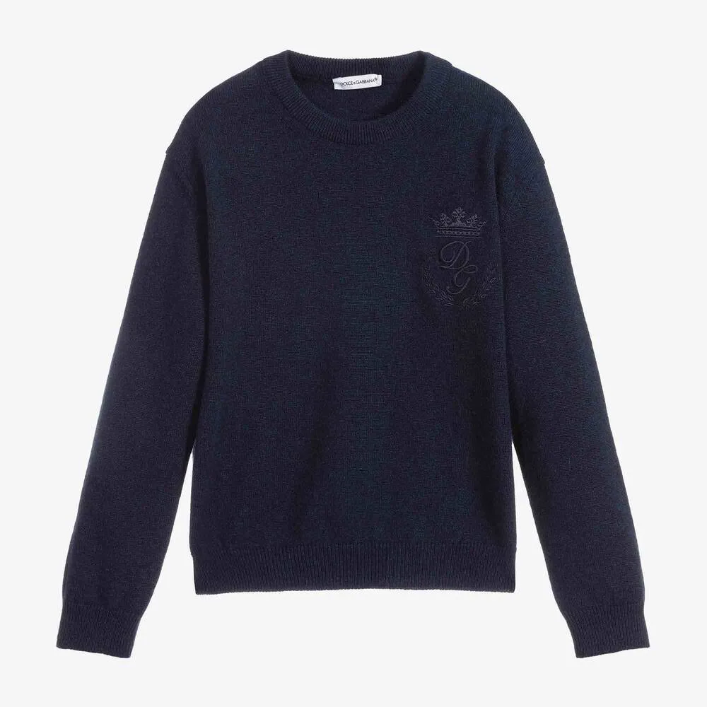 Boys Blue Cashmere Sweater