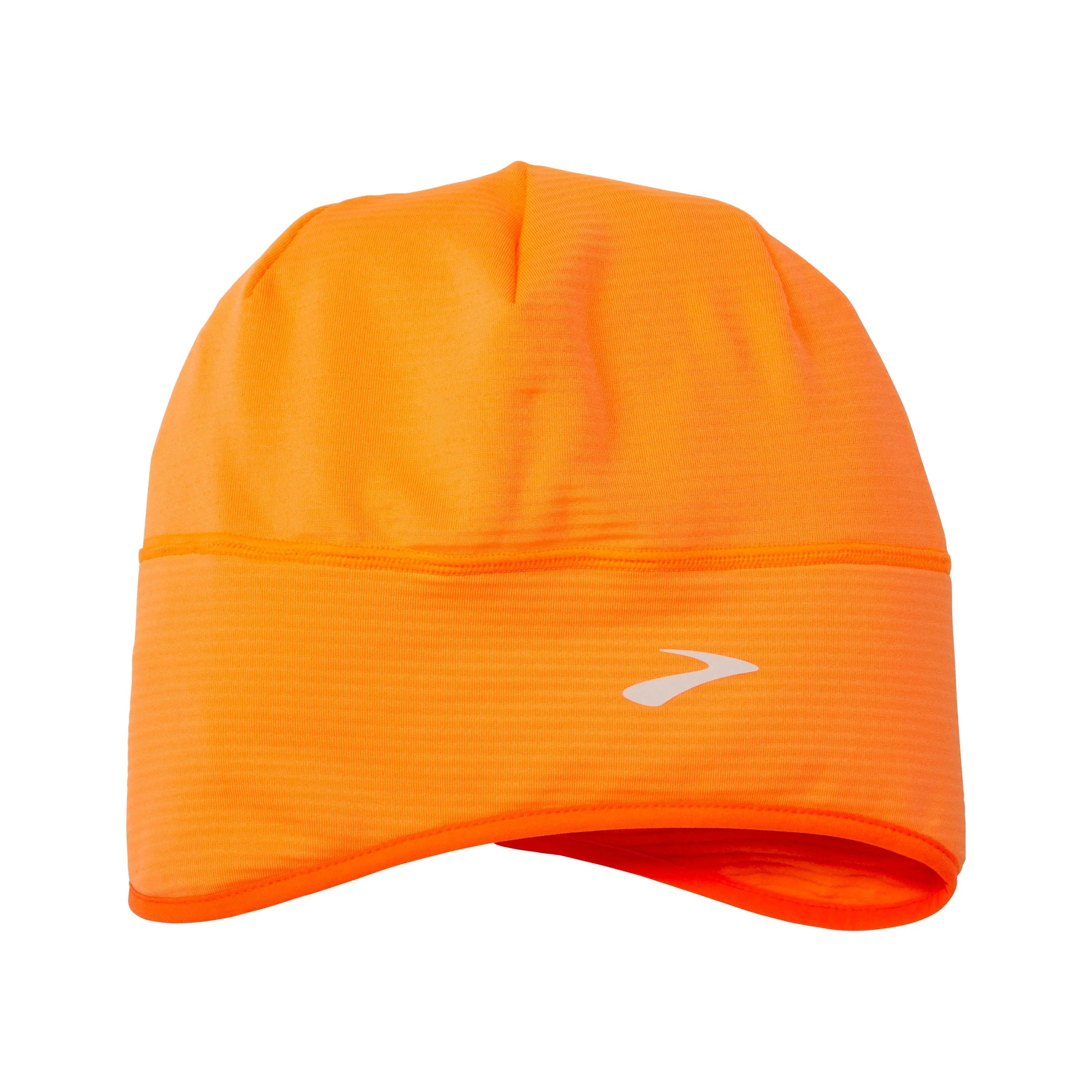 Brooks Unisex Thermal Beanie with Notch Design in Flicker/Fluoro Flash