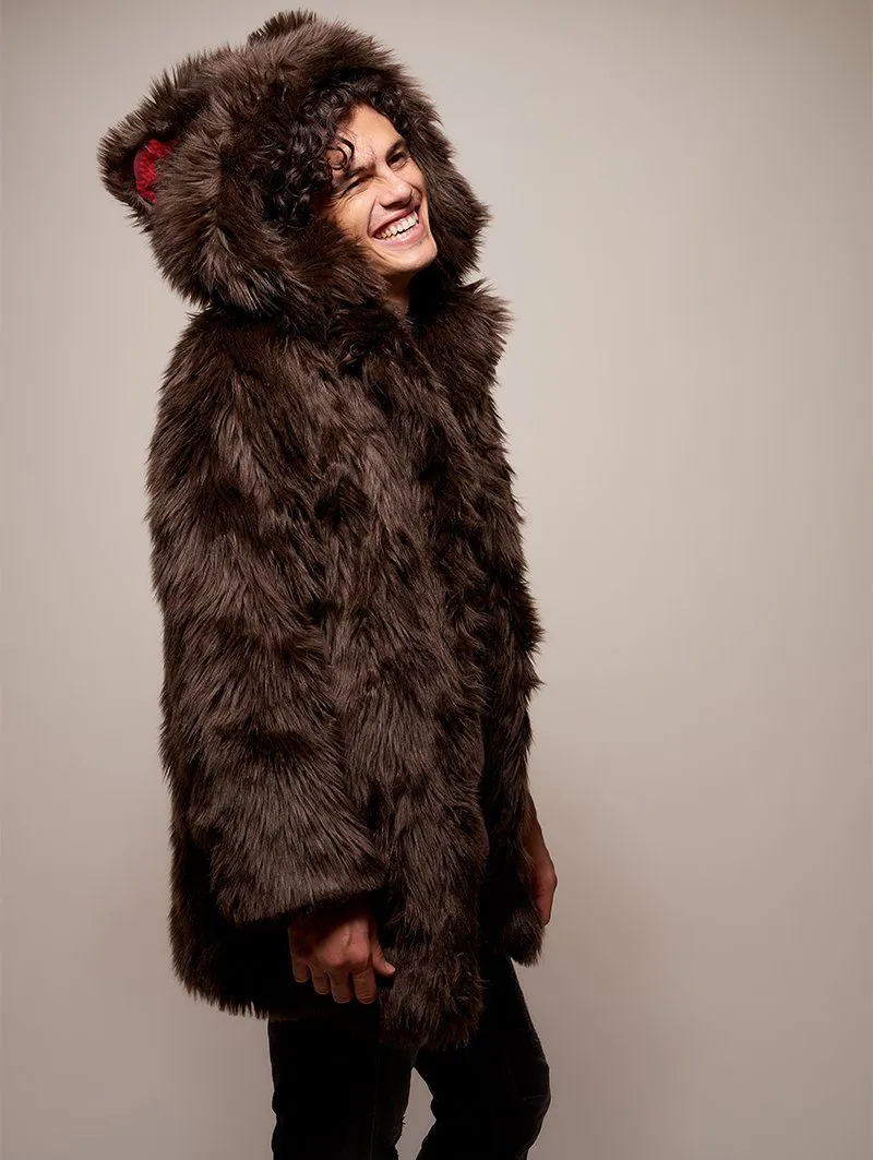 Brown Bear Faux Fur Coat