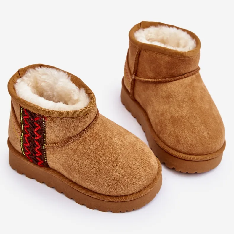 Brown Camel Leonora Kids Snow Boots