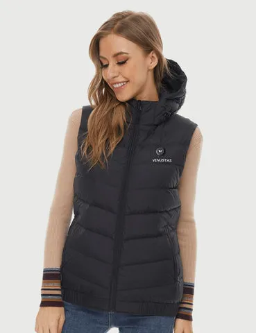 Bundle Deal Men's Heated Down Vest 7.4V With Detachable Hood & Women - Shop Now