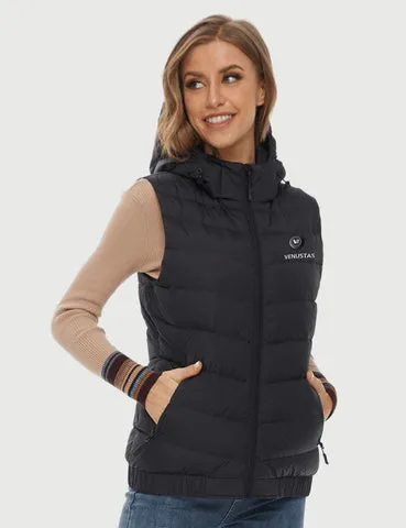 Bundle Deal Men's Heated Down Vest 7.4V With Detachable Hood & Women - Shop Now