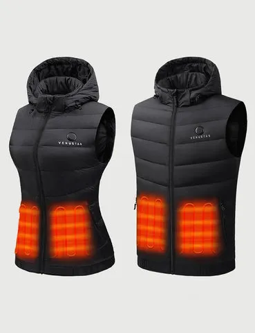 Bundle Deal Men's Heated Down Vest 7.4V With Detachable Hood & Women - Shop Now