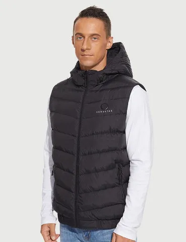 Bundle Deal Men's Heated Down Vest 7.4V With Detachable Hood & Women - Shop Now