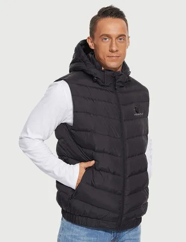 Bundle Deal Men's Heated Down Vest 7.4V With Detachable Hood & Women - Shop Now