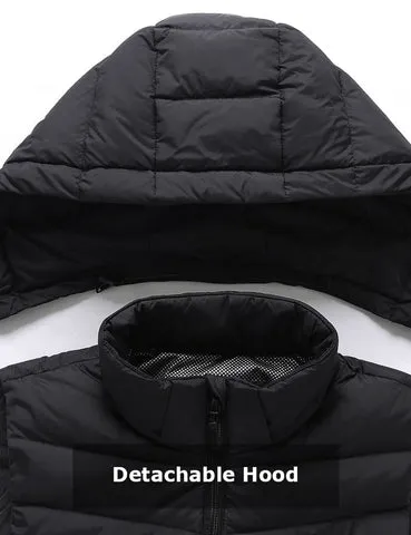 Bundle Deal Women's Heated Down Vest 7.4V With Detachable Hood & EXT - Buy Now