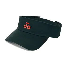 Cherries Wheels Logo Visor Hat Black