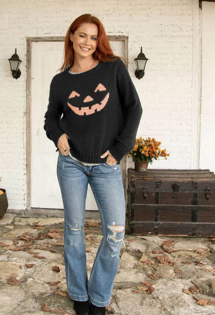 Chunky Sweater - Jack-O-Lantern Crew