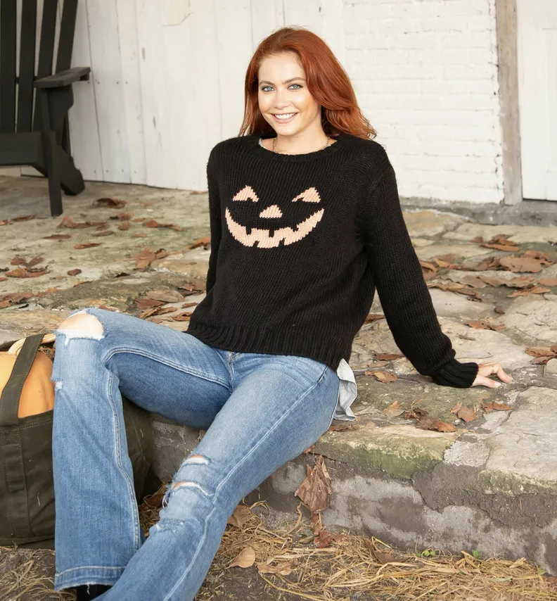 Chunky Sweater - Jack-O-Lantern Crew