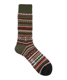 Chup Sonora Earth Wool Olive Socks