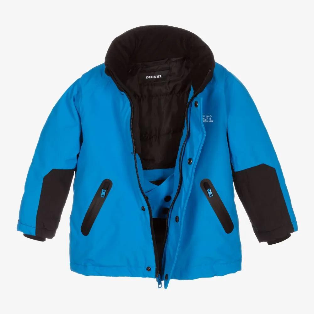 Classic Blue Ski Coat