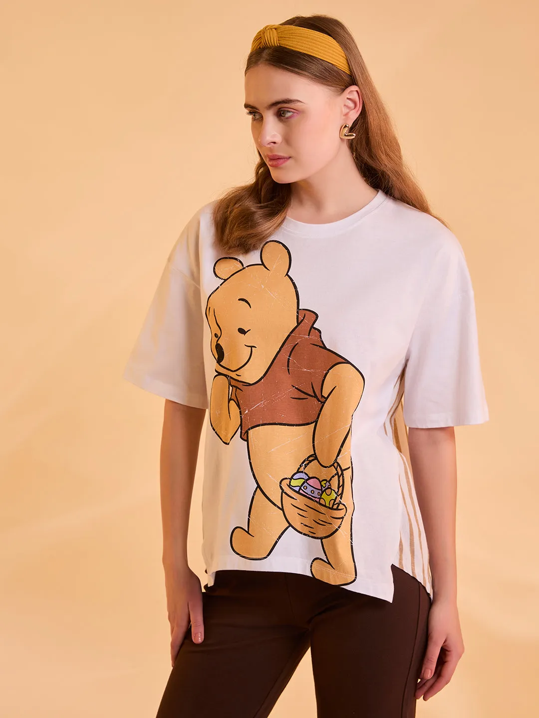 Disney Winnie The Pooh Women's Printed Top