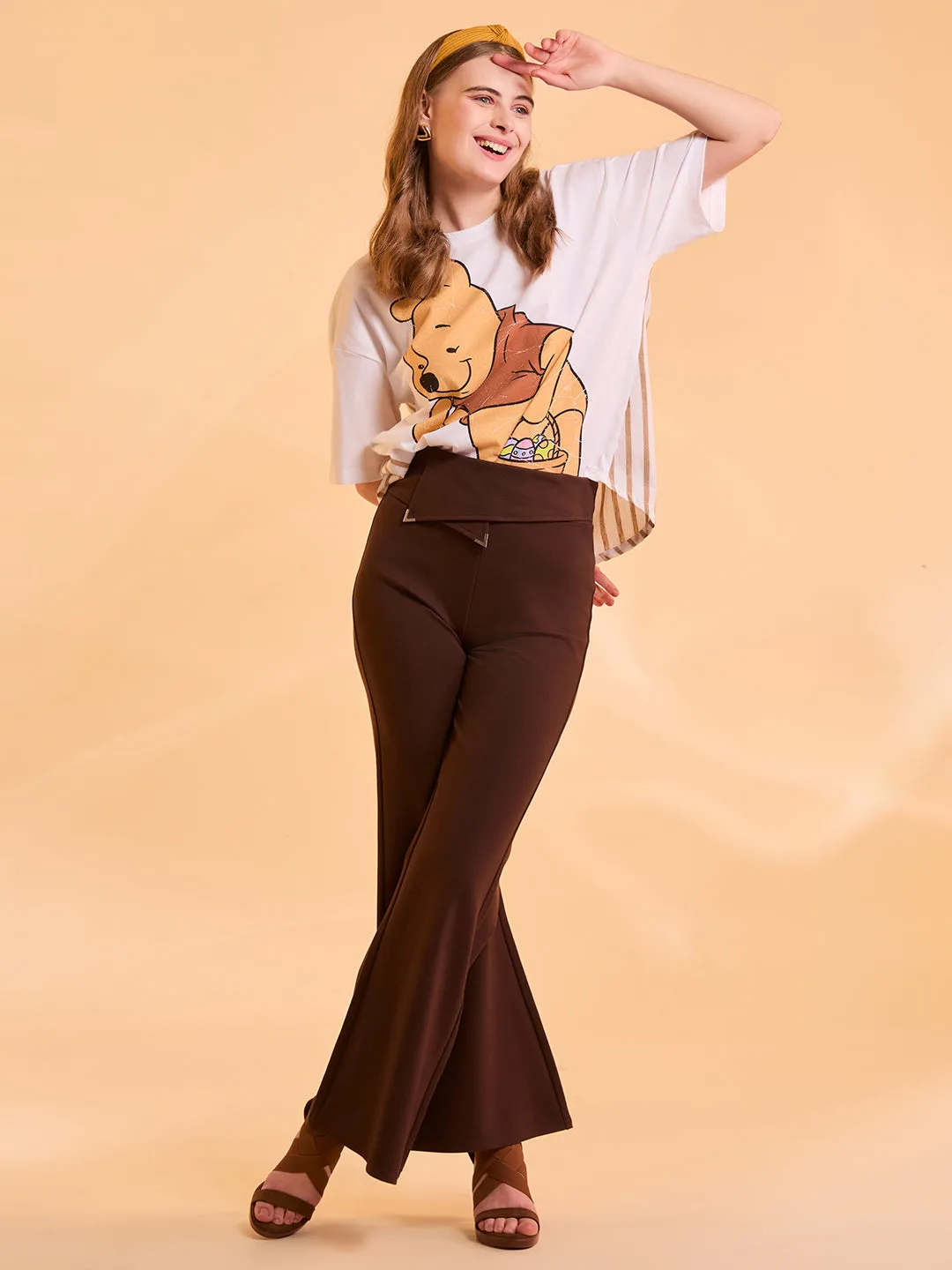 Disney Winnie The Pooh Women's Printed Top