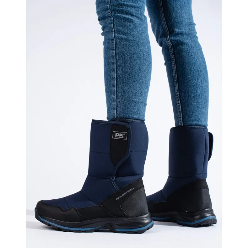 Blue Velcro DK Womens Snow Boots