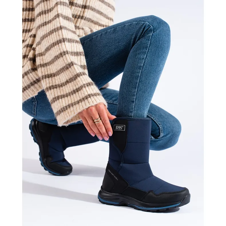 Blue Velcro DK Womens Snow Boots