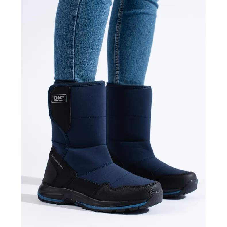 Blue Velcro DK Womens Snow Boots