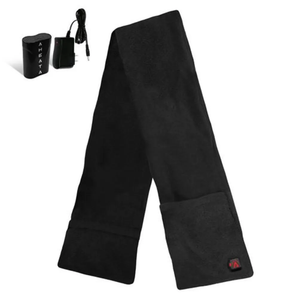 Electric Heated Fleece Scarf with Rechargeable Battery