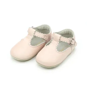 Infant Girls' Elodie Scalloped T-Strap Mary Jane Crib Shoe