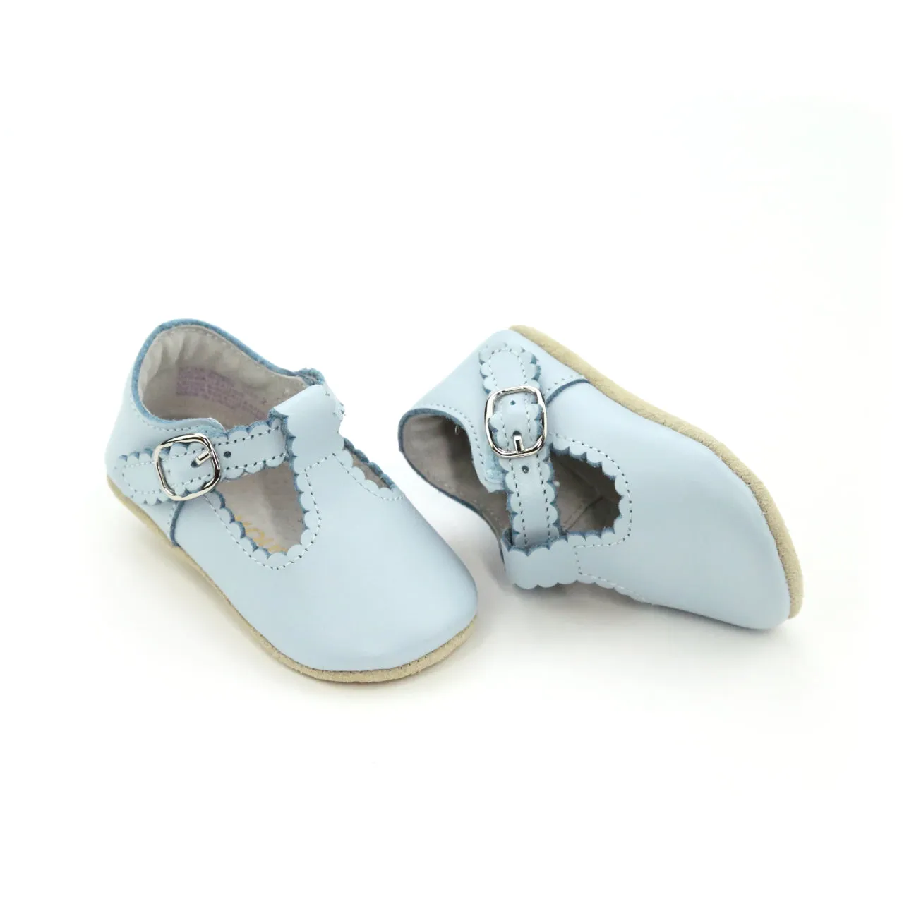 Infant Girls' Elodie Scalloped T-Strap Mary Jane Crib Shoe